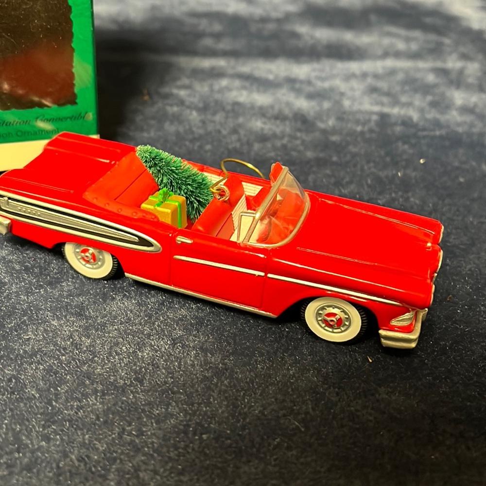 1958 Ford Edsel Citation Convertible Hallmark Keepsake Ornament - Picture 2 of 4